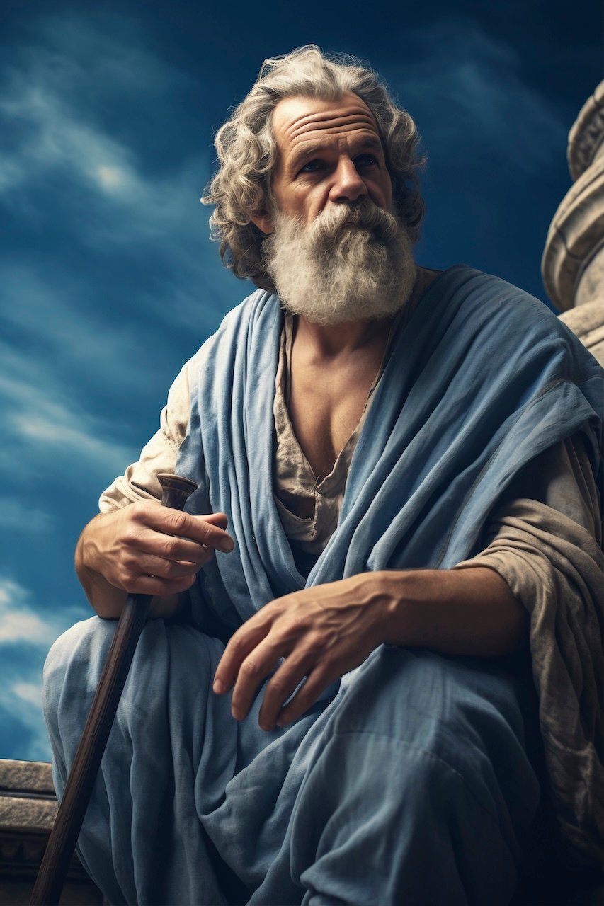 ancient greece philosopher portrait - A Realidade Acerca da Filosofia